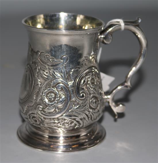 Georgian silver mug